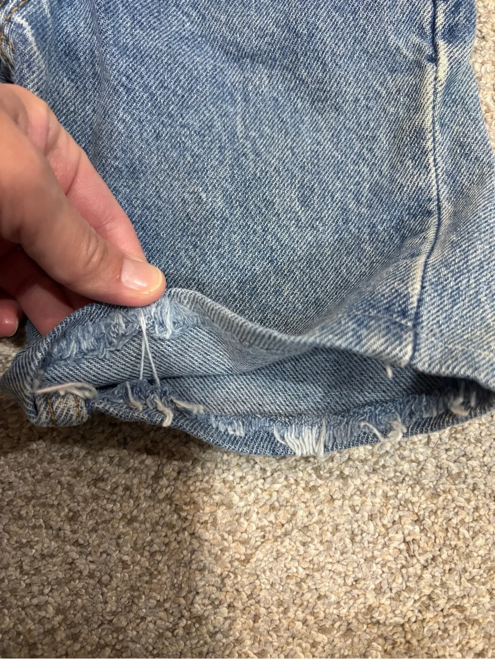 Vintage 2000’s Levi’s 505 boy’s jeans made into jorts  size 5 Y2K vintage Levi’s